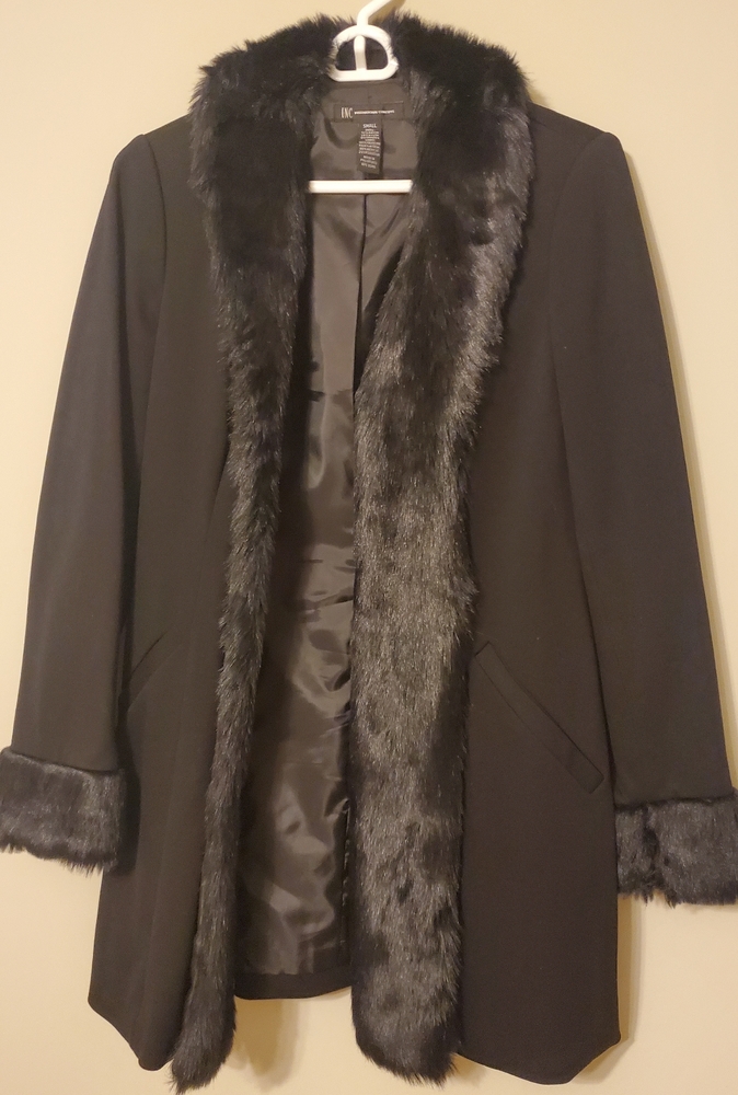 Black dress coat